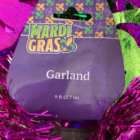 NWT 9ft Mardi Gras Mask Faces Party Fun Garland - Picture 5 of 6